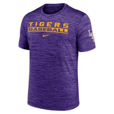 LSU Nike Dri-Fit Velocity Baseball Tee CT_PURPLE