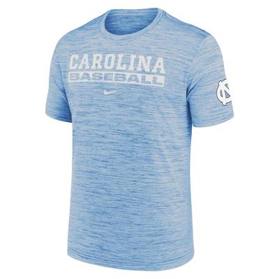 UNC Nike Dri-Fit Velocity Baseball Tee VALOR_BLUE