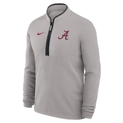 Alabama Nike Dri-Fit Victory 1/2 Zip PEWTER/BLACK