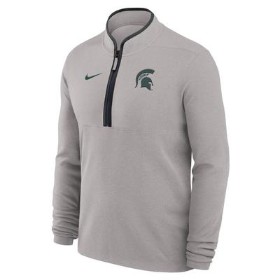 Michigan State Nike Dri-Fit Victory 1/2 Zip PEWTER/BLACK