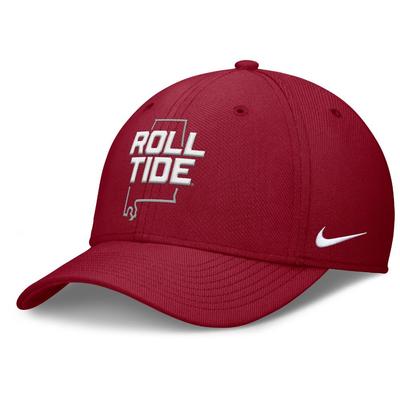 Alabama Nike Rise Local Structured Swooshflex Cap