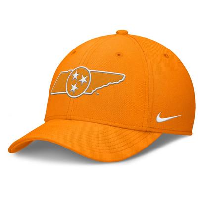 Tennessee Nike Rise Local Structured Swooshflex Cap