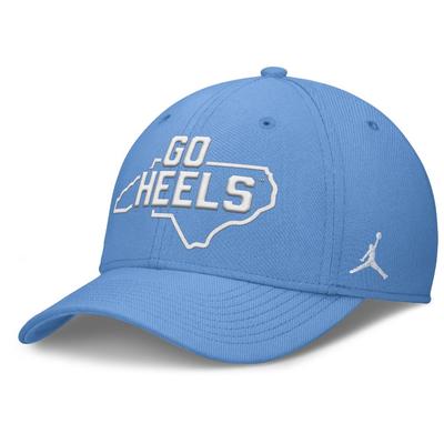 UNC Jordan Brand Rise Local Structured Swooshflex Cap