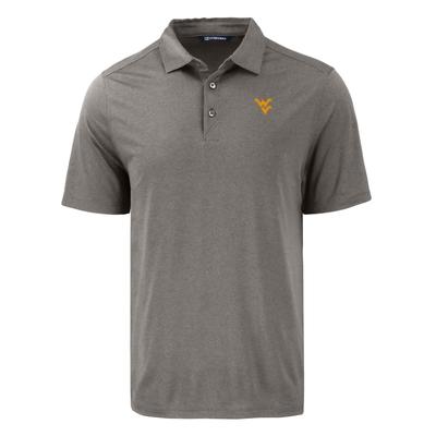 West Virginia Cutter & Buck Coastline Epic Comfort Eco Polo ELEMENTAL_GREY