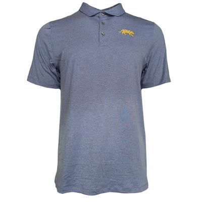 LSU Cutter & Buck Silhouette Coastline Epic Comfort Eco Polo