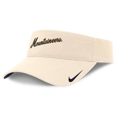 West Virginia Nike Ace Primetime Visor