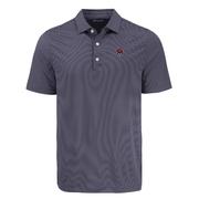  Auburn Cutter & Buck Vault Cartoon Forge Fine Line Polo