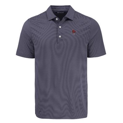 Auburn Cutter & Buck Vault Cartoon Forge Fine Line Polo