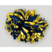  Navy And Yellow Go Team Spirit Extra Large Pom