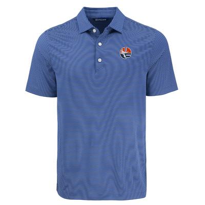 Florida Cutter & Buck Vault Circle Forge Fine Line Polo