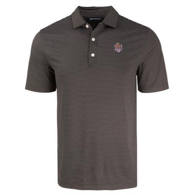 LSU Cutter & Buck Vault Sailor Forge Fine Line Polo