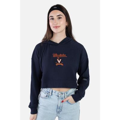 Virginia Hype And Vice Warm-Up Cropped Hoodie