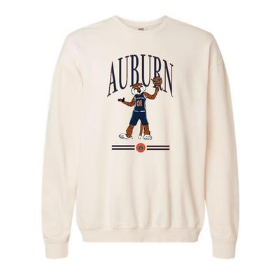 Auburn Tigers Spinning Basketball Aubie Comfort Colors Crew