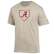  Alabama Champion Baseball Plate Logo Tee