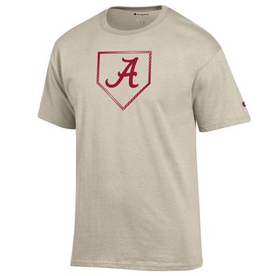 Alabama Champion Baseball Plate Logo Tee