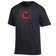  Clemson Champion Baseball Plate Logo Tee