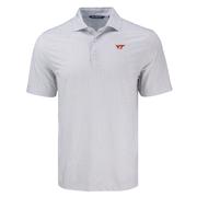  Virginia Tech Cutter & Buck Pike Eco Diamond Dot Polo