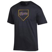  Lsu Champion Baseball Plate Logo Tee