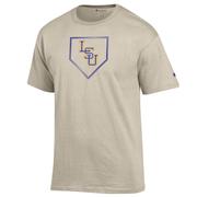  Lsu Champion Baseball Plate Logo Tee