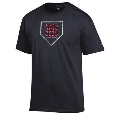 Mississippi State Champion Baseball Plate Logo Tee