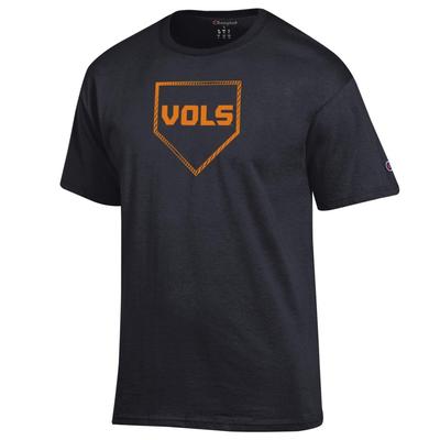 Tennessee Champion Baseball Plate Logo Tee