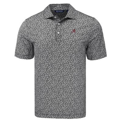 Alabama Cutter & Buck Pike Eco Flora Print Polo