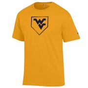  West Virginia Champion Baseball Plate Logo Tee