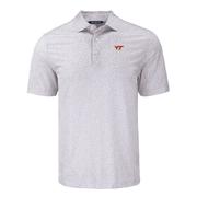  Virginia Tech Cutter & Buck Pike Eco Flora Print Polo