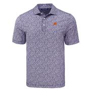  Clemson Cutter & Buck Pike Eco Flora Print Polo