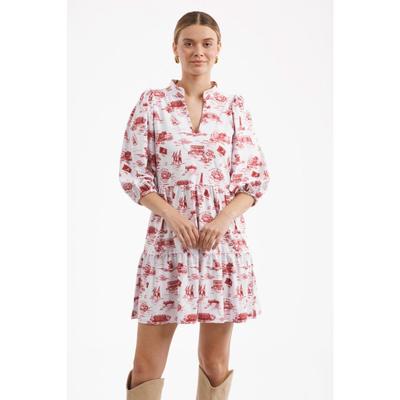 Alabama Smith & Quinn Tailgate Toile Print Tory Dress