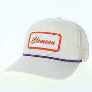  Clemson Legacy Patch Rope Laguna Trucker Hat