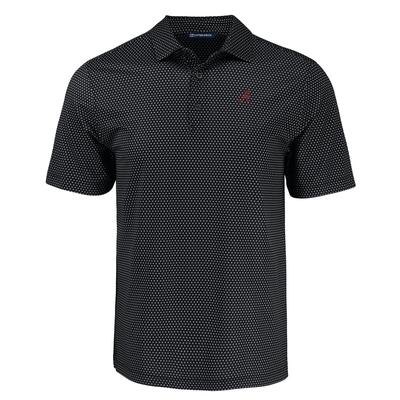 Alabama Cutter & Buck Pike Eco Shadow Check Print Polo