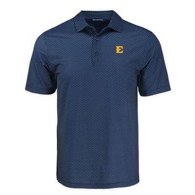 ETSU Cutter & Buck Pike Eco Shadow Check Print Polo