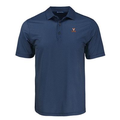 Virginia Cutter & Buck Pike Eco Shadow Check Print Polo