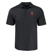  Ucf Cutter & Buck Vault Citro Pike Eco Shadow Check Print Polo