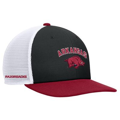 Arkansas Nike Mesh Square Bill Cap