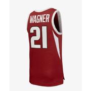  Arkansas Nike D.J.Wagner # 21 Basketball Jersey