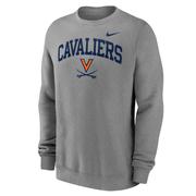  Virginia Nike Arch Club Fleece Crew