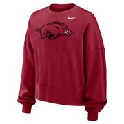  Arkansas Nike Women's Phoenix Fleece Crew