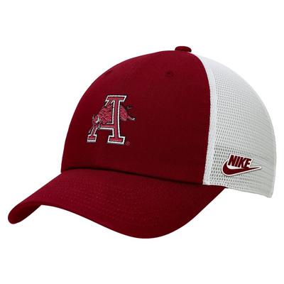 Arkansas Nike Club Unstructured Mesh Trucker Cap