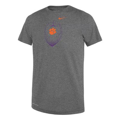 Clemson Nike Kids Legend Football Tee