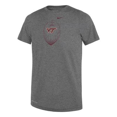 Virginia Tech Nike Kids Legend Football Tee