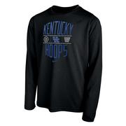  Kentucky Nike Youth Legend Hoops Long Sleeve Tee