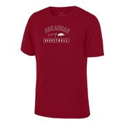  Arkansas Nike Youth Dri- Fit Legend Basketball Tee