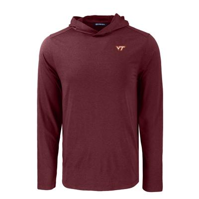 Virginia Tech Cutter & Buck Coastline Epic Hooded Shirt