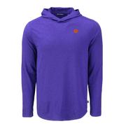  Clemson Cutter & Buck Coastline Epic Hooded Shirt