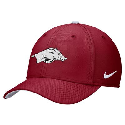 Arkansas Nike Dri-Fit Rise Structured Swooshflex Cap