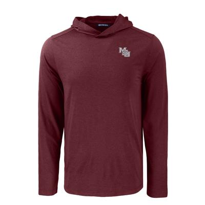 Mississippi State Cutter & Buck Vault Interlock Coastline Epic Hooded Shirt