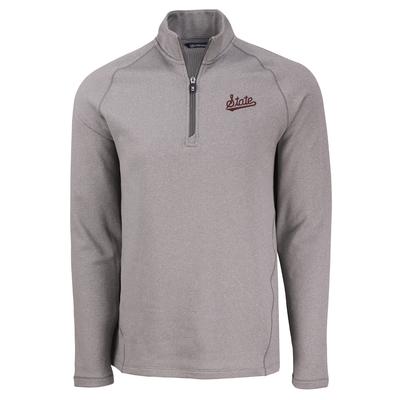 Mississippi State Cutter & Buck Peshastin Eco Fleece 1/2 Zip Pullover