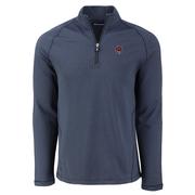  Auburn Cutter & Buck Vault Cartoon Peshastin Eco Fleece 1/2 Zip Pullover